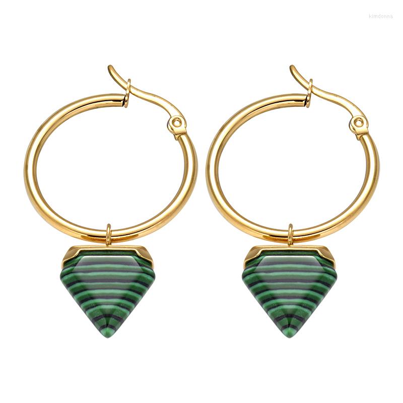 

Hoop Earrings 2022 Korean Blue Geometric Acrylic For Women Fashion Round Drop Party Jewelry Giuy Accessory Female