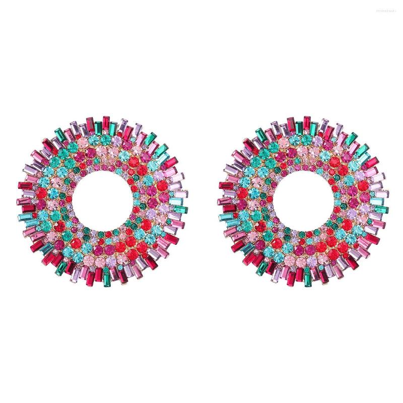 

Dangle Earrings 4Colors Vintage Rhinestone For Women Fashion Jewelry Girls' Birthday Party Collection Accessories