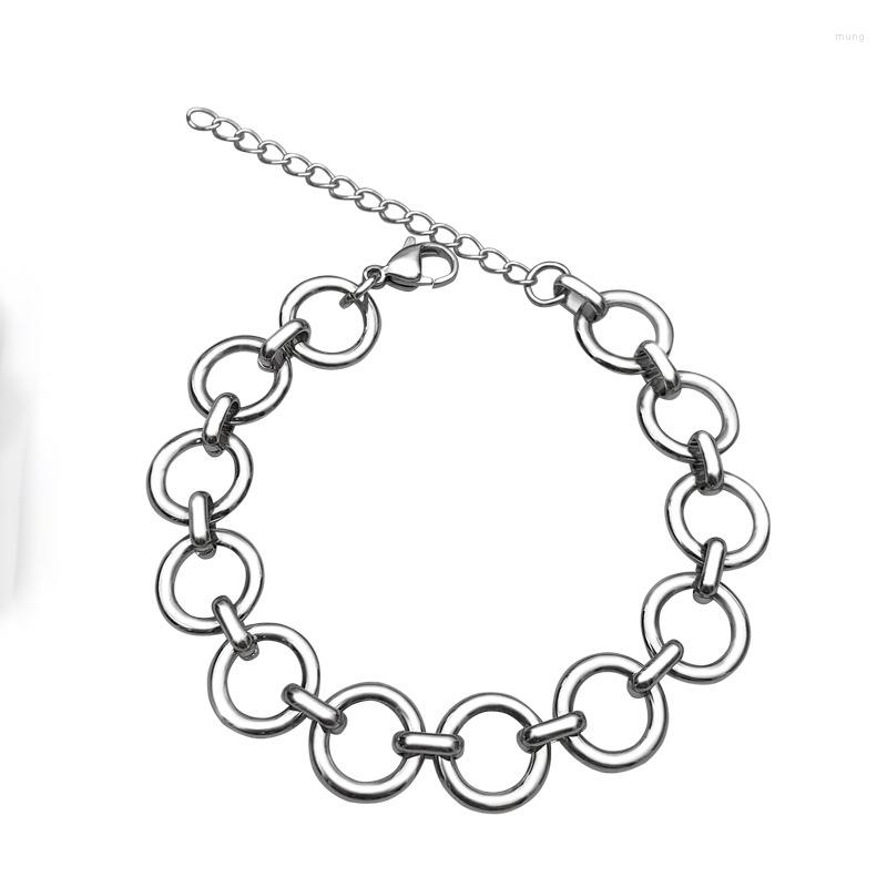 

Link Bracelets Fashion Titanium Steel Bracelet Stainless Simple Personality Wild Jewelry