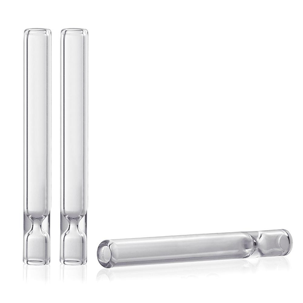 

3.15inch Glass cigarette bat One Hitter Pipe Clear OG Glass tube for smoking tobacco hand pipes Hookah accessories