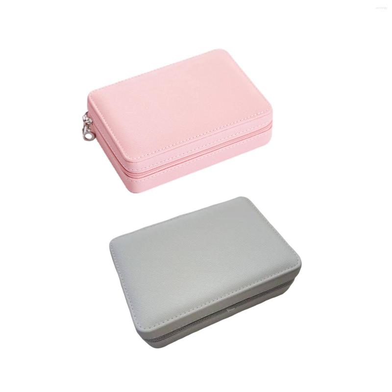 

Jewelry Pouches Box Organizer Display Storage Case Holder For Earrings Rings Necklaces Bracelets