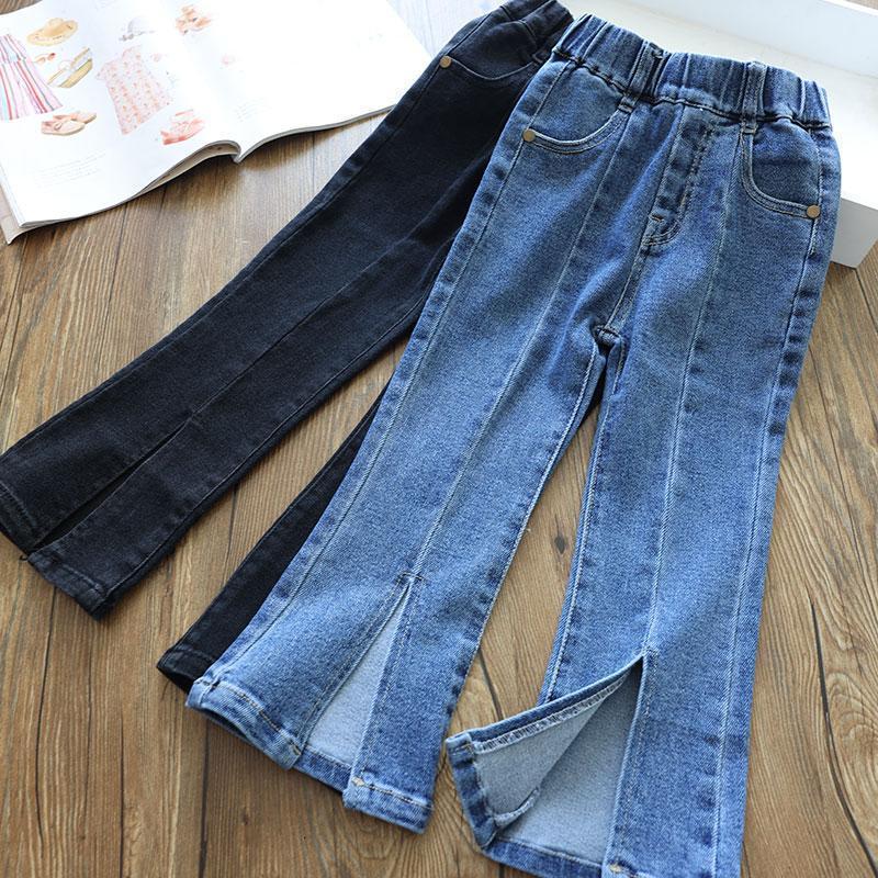 

Trousers Spring Autumn Girls Fashion Flare Jeans Pant Baby Kids Children Denim 221207, Blue
