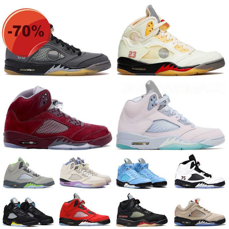 

High shoes Air 5 5s Basketball Shoes V Offs White Designer Burgundy Florida Gators Marquette Sports Sneakers Expression Low s Trainers Big, 40-47 off noir