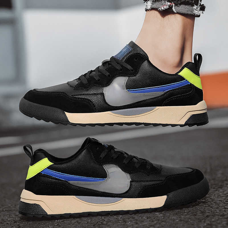 

Other Dress Men's shoes fashion trend versatile leather Forrest Gump leisure autumn and winter Plush warm Youth Sports Moral Training Board Shoes
