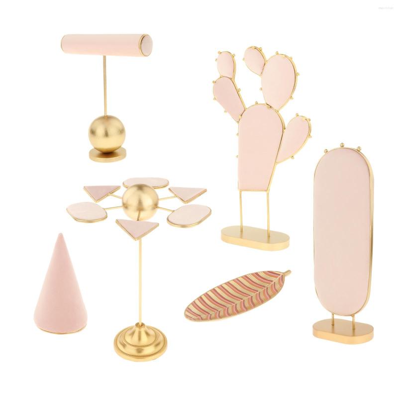 

Jewelry Pouches Creative Display Shelf Rack Earrings Studs Watch Hanging Storage Stand Holder Organizer Shop Ornaments