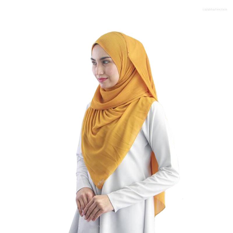 

Scarves 120pcs/lot Plain Women Arab Wrinkle Bubble Chiffon Scarf Shawl Pashmina/Muslim Hijab Long Wrap