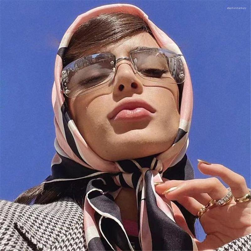 

Sunglasses 2000'S UV400 Cyber Eyewear For Women Men Ladies Shades Y2K Wrap Around Sun Glasses