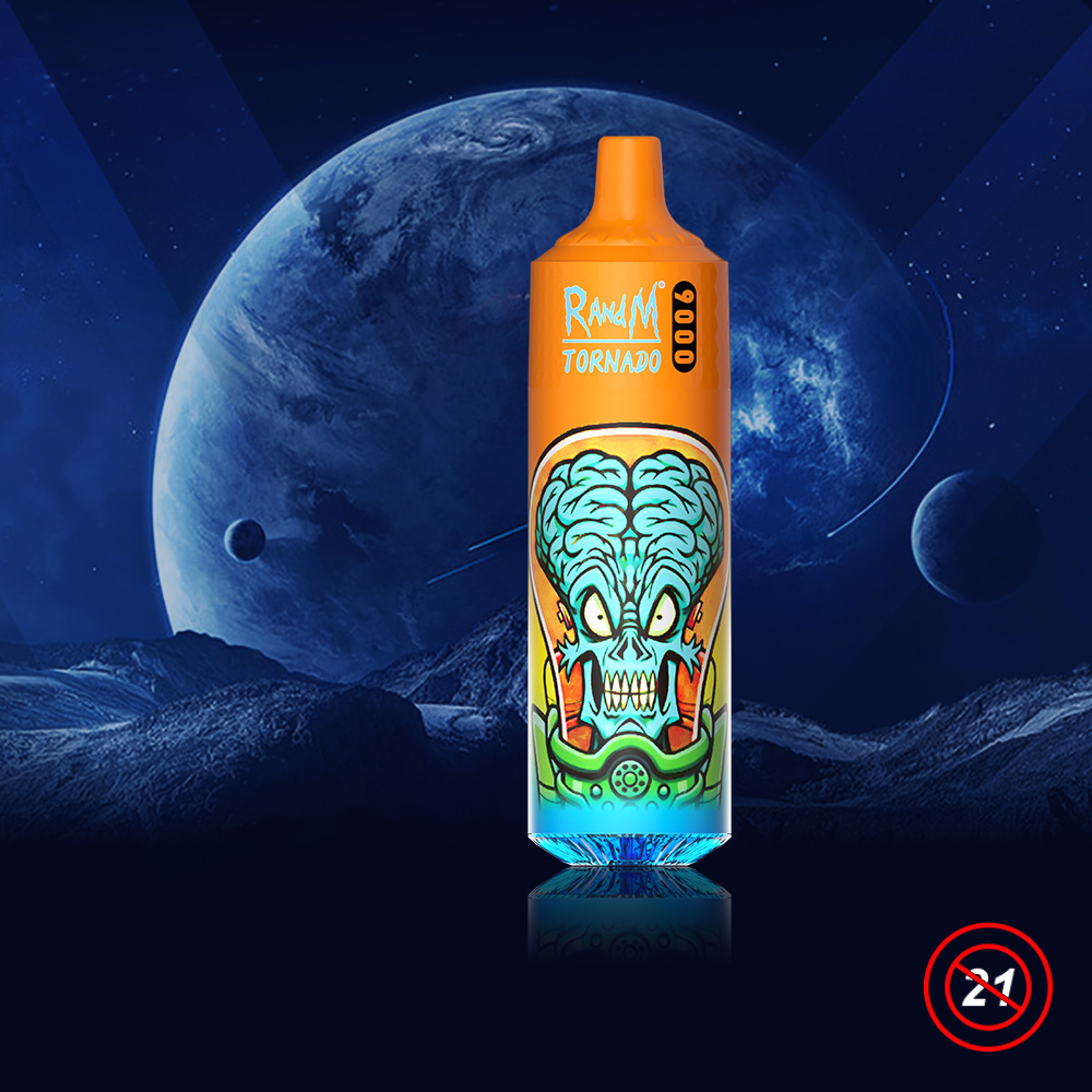 

RandM Tornado 9000 puffs Disposable Vape Pen e cigarette starter kit Device Pod 18ml Pre-Filled 1000mAh Battery vapors