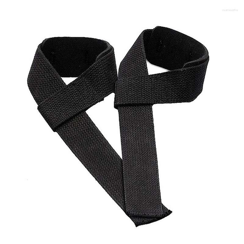 

Wrist Support 1 Pair Strips Weightlifting Gym Training Bodybuilding Guard Straps Wraps Brace Band Protector ED-, Black