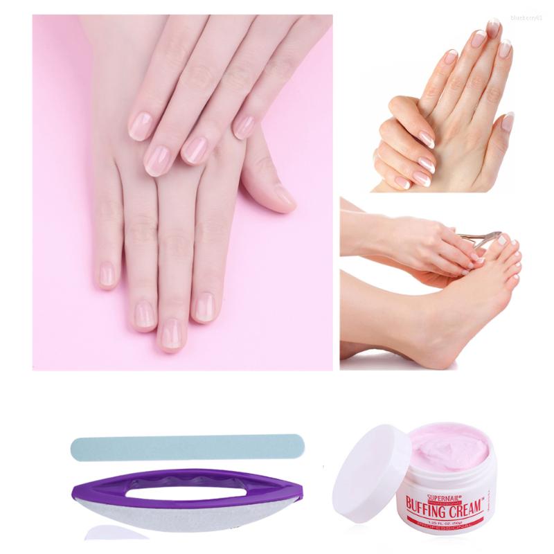 

Nail Art Kits 3-Piece Manicure Tool Polish Set Polishing Strip Sheepskin File Wax Combo
