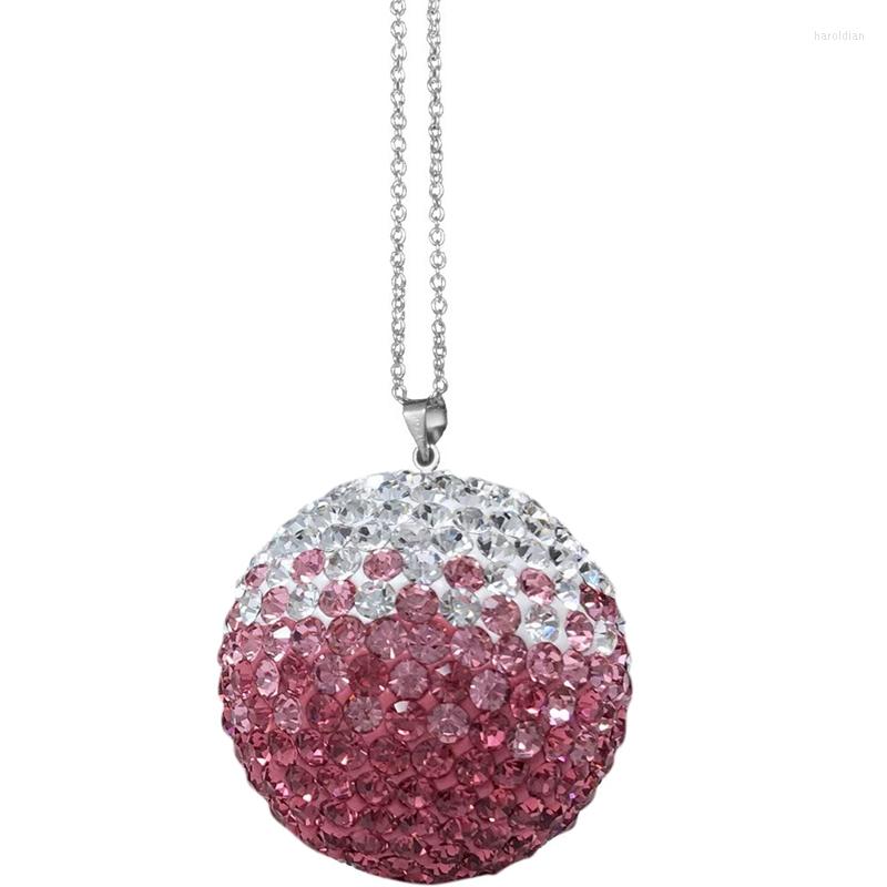 

Interior Decorations Car Crystal Ball Rearview Mirror Pendant Decoration Accessories