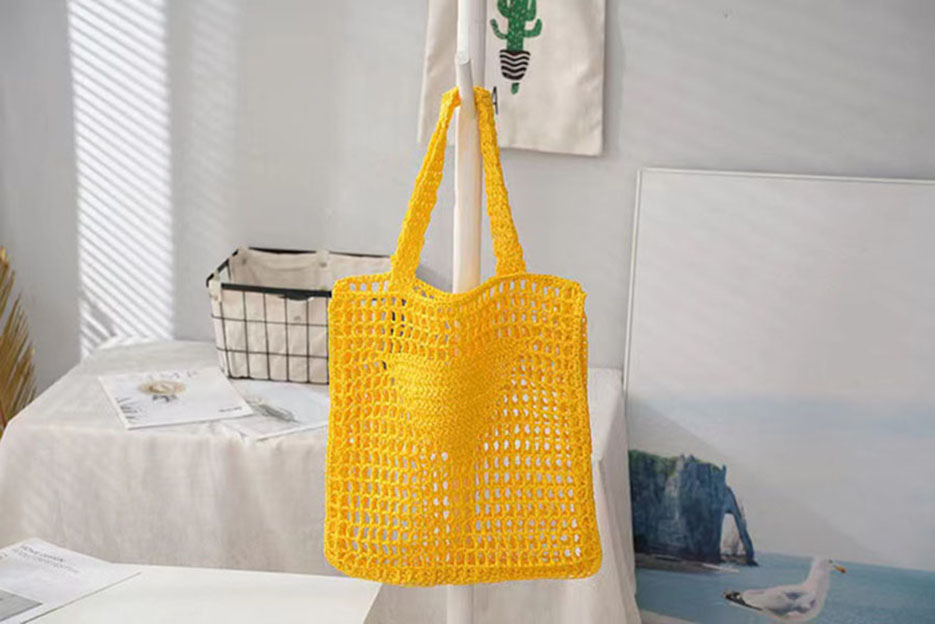

Women Fashion Straw Weave Tote Bag Beads Beach Totes Handmade Woven Raffia Shoulder Bag Summer Travel Handbags Embroidery Letter Shopping Bags, White