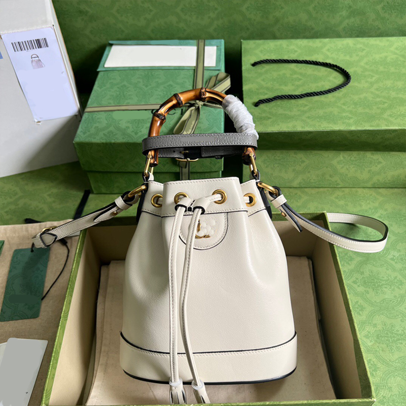 

Designer tote bags Bamboo handle handbags Women Fashion Drawstring Bucket Genuine Leather Crossbody Bag Luxury Shoulder Bags Wallet straps purse Sheet metal mark, Contact me