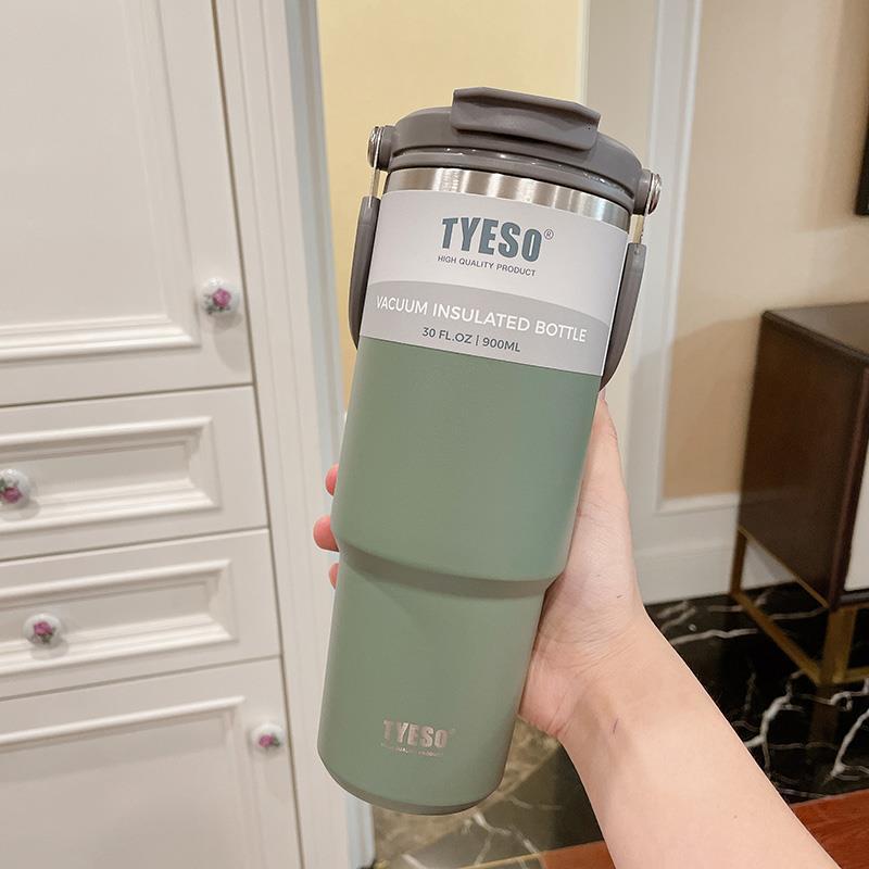 

Thermoses 600ml 750ml 900ml Stainless Steel Coffee Cup Thermal Vacuum Mug Nonslip LeakProof Thermos Insulated Milk Tea Water Bottle 221207