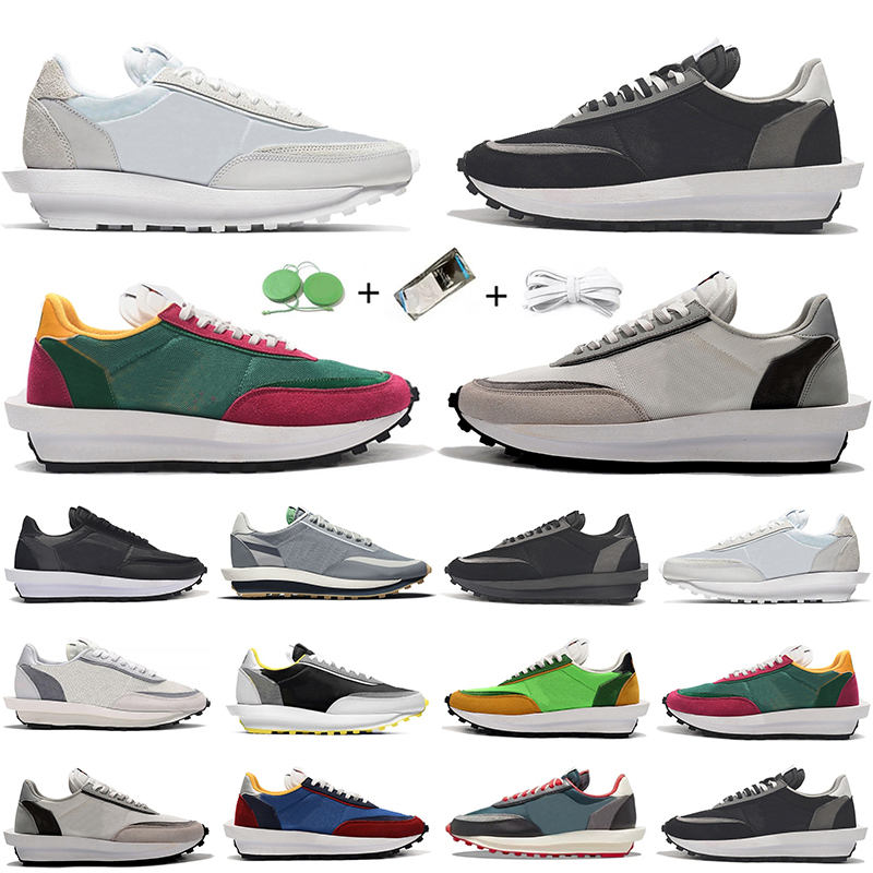 

mens running shoes waffle pegasus fragment Undercover LDWaffle ldv clot Pure Platinum Sail white Nylon Noir men women trainers sports sneakers 36-45, Color#7