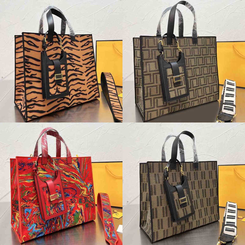 

Classic Evening Bags Totes Tote Bag Women Embroidery Print Handbag High Capacity Shoulder Packs Leather Designer Crossbody Female Luxury Shopping Purse 220407