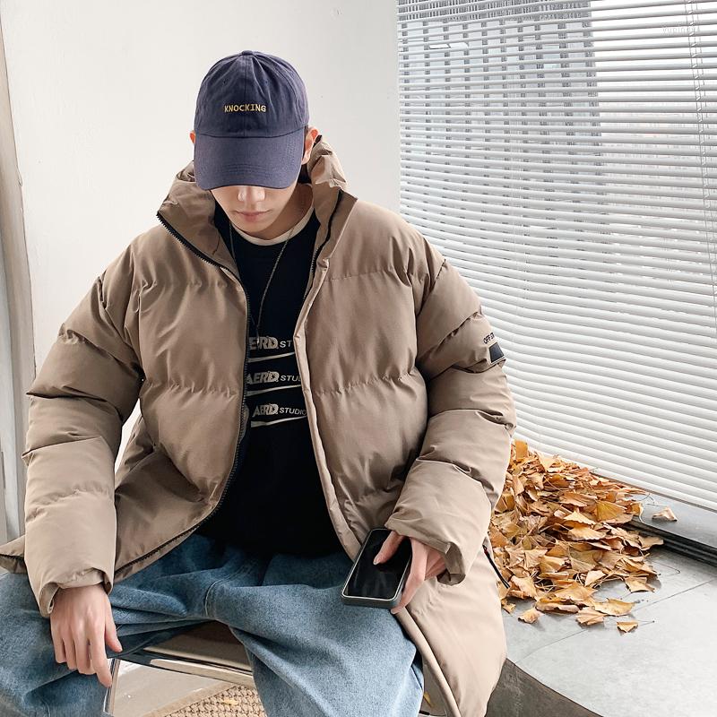 

Men's Down Winter Short Cotton-padded Men's Youth Casual Jacket Korean Version Trend Thickening Warm Bread Clothes Plus Size -5XL, Black