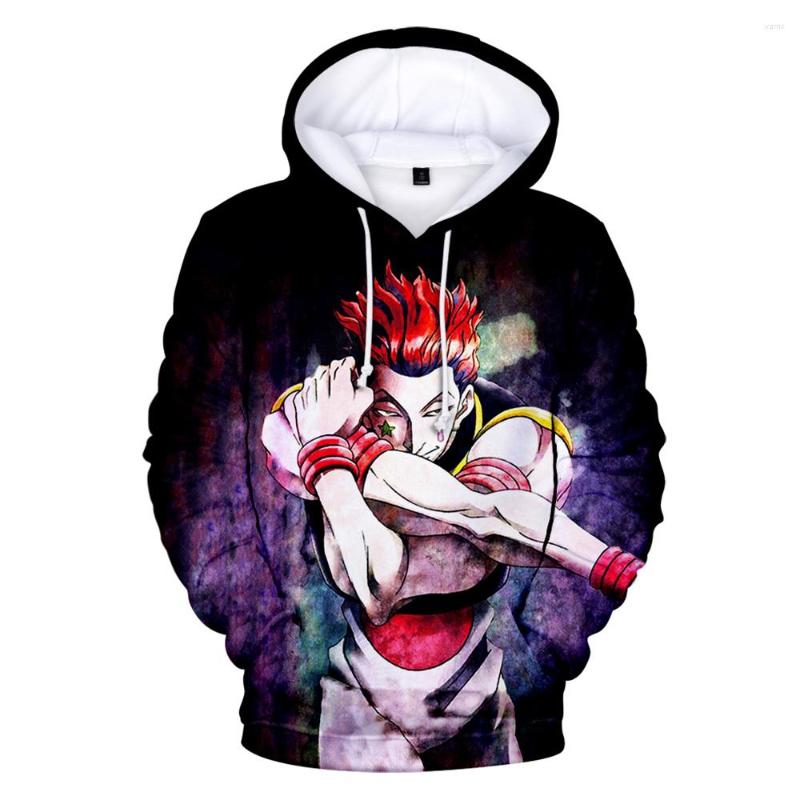 

Men's Hoodies Japanese Anime Hisoka 3D Harajuku Fashion Hoodie Men/Ladies Comfortable Sweatshirt Clothing Fall Street Pullover