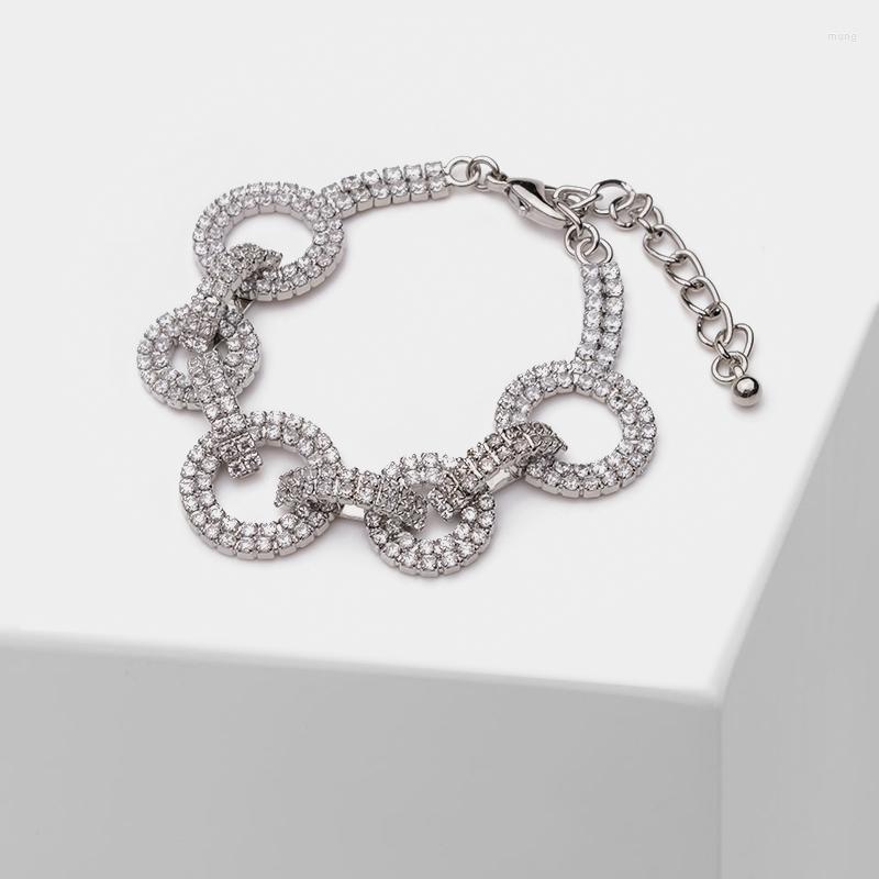 

Link Bracelets Amorita Boutique Luxury Zircon Circle Bracelet