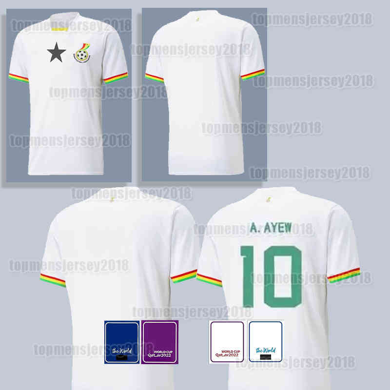 

Ghana Soccer Jerseys 2022 THOMAS J.AYEW WILLIAMS KYEREH 10 A.AYEW SULEMANA KUDUS LAMPTEY AIDOO.JR SAMED AIDOO AMARTEY SALISU 22 23 TADIC SERGEL Football Shirt uniforms, Men (jia na)+patch