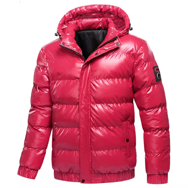 

Men's Down Parkas Winter Thick Jacket Mens Casual Hooded Warm Windbreaker Fashion Slim Fit Coats Male High Quality MT700 L221207, Red