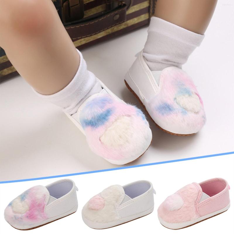 

Athletic Shoes Toddler Baby Girl Princess Non-slip Furry Soft Comfortable Kid First Walking Infant Born Prewalker Sneakers, Pink