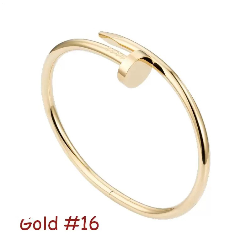 3Colors gold bracelet bangles nail bracelets mens diamonds love bracelet designer bangle braclets luxury titanium steel charms jewelry woman wedd-image-792087867
