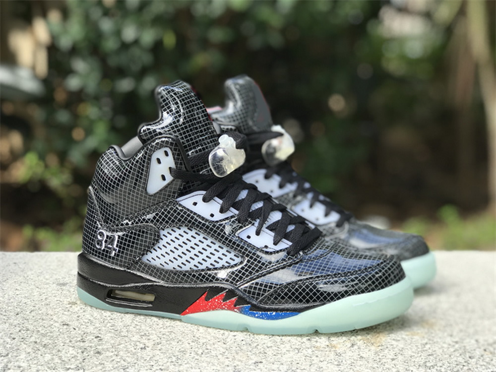 

New Transformers Jumpman 5 5s Black Ops Clear Men Basketball Shoes Outdoor Sneakers Men Sport Trainers, #1