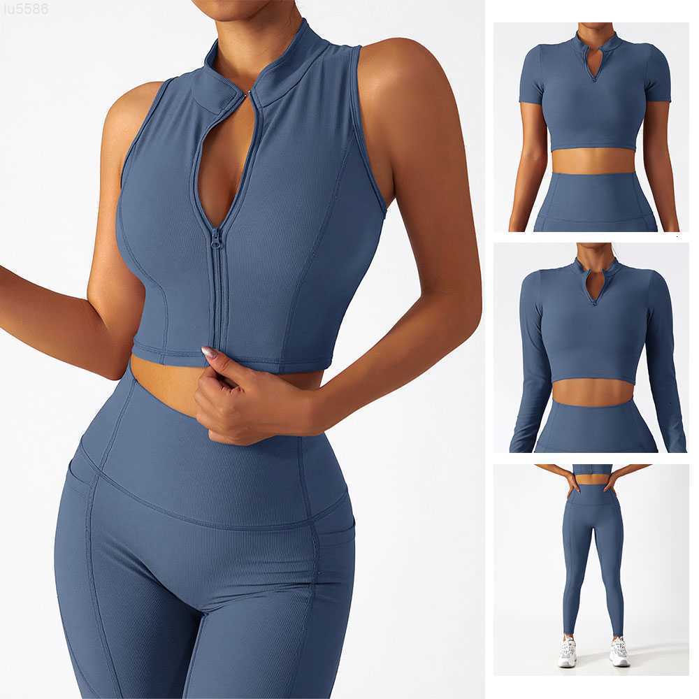 

Active Sets Gym Womens Outfits Sport Fitness Yoga Set Crop Top Sports Bra Leggings Tracksuit Workout Clothes for Sportswearrnb5, Brown crop top