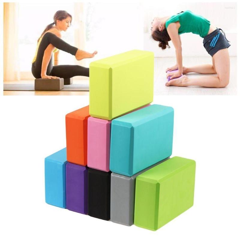 

Yoga Blocks Non-Slip Body Shaping Health Training Sports Stretching Exercise Pilates Gym Foam Fitness Equipment Block Brick, Black