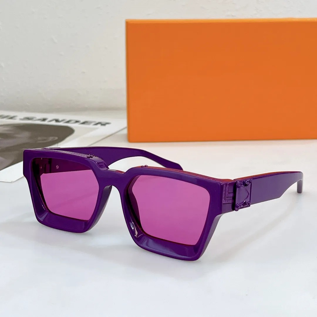 

2023Top luxury Sunglasses 1.1 Millionaire Sunglasses Z1165W designer Mens Goggle senior Eyewear For Women eyeglasses Plank frame Vintage Metal Sun Glasses With Box