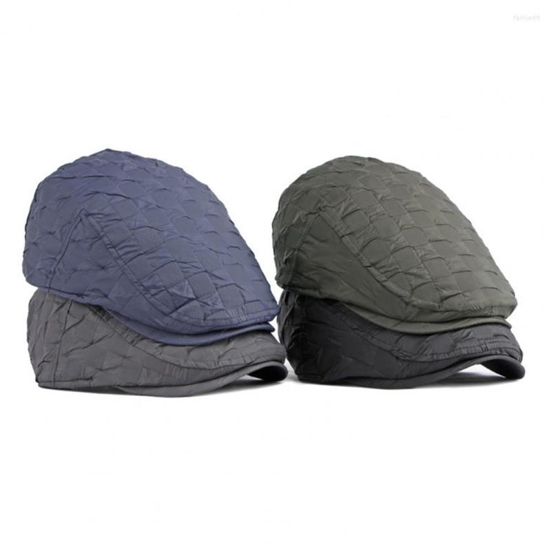

Berets Exquisite Adjustable Sunscreen Sboy Hat Men Spring Daily Collocation, Black