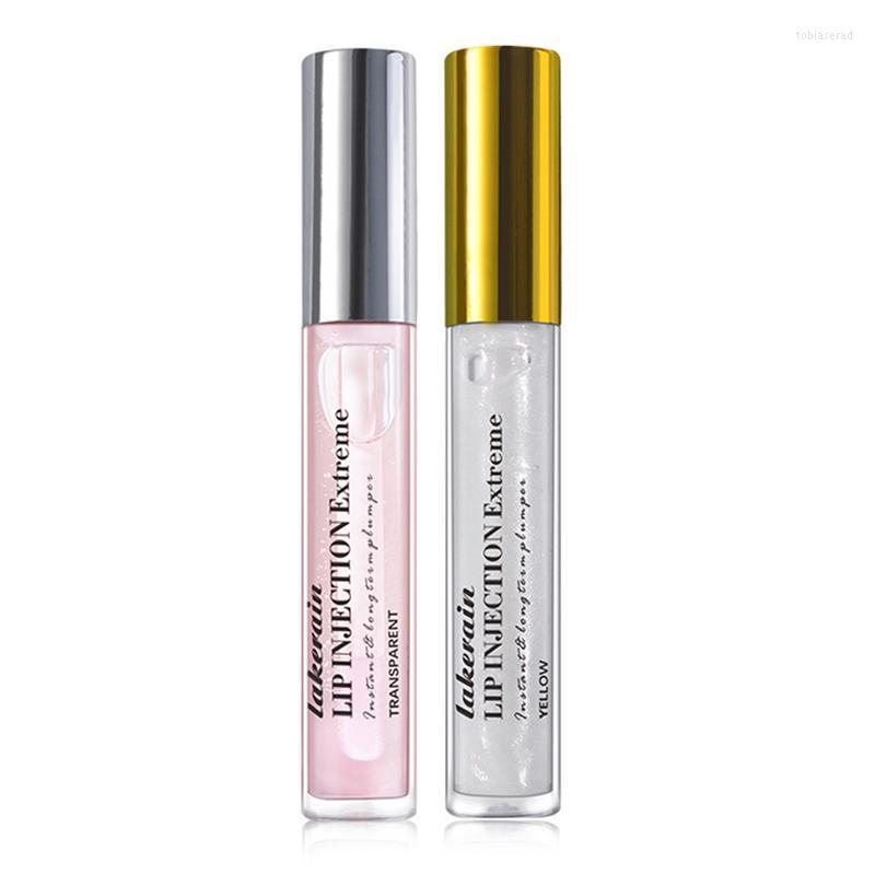 

Lip Gloss Enhancer Moisturizing Reduce Fine Lines 2pcs Natural Plumping Clear For Fuller, Transparent