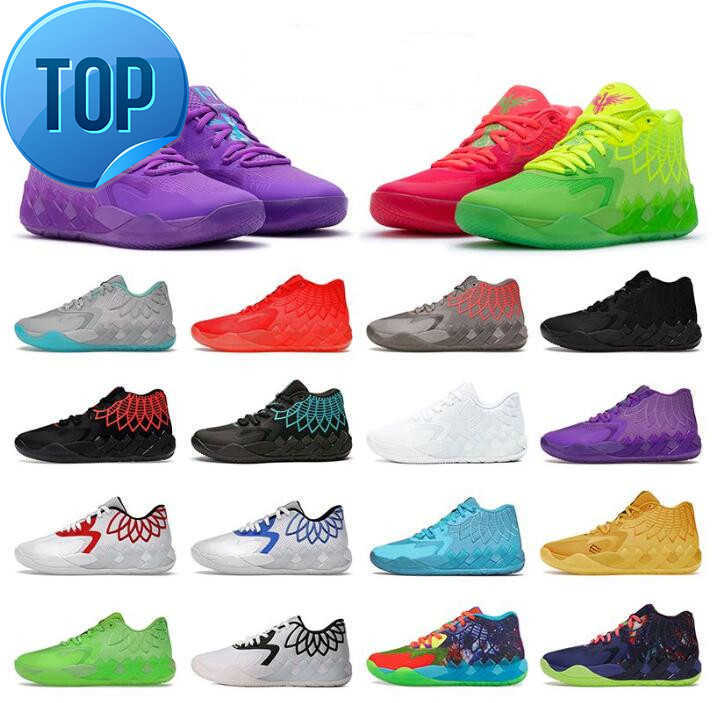 

Casual TOP Shoes LaMelo Ball 1 MB.01 Men Basketball Shoes Rick Morty Rock Ridge Red Queen City Not From Here LO UFO Buzz City Black Blast