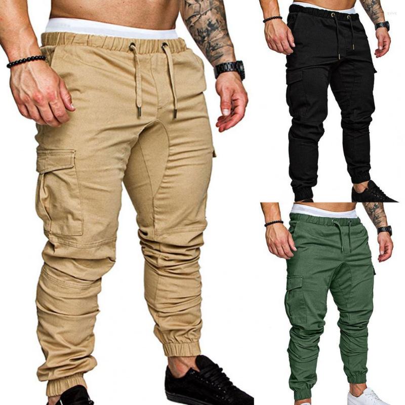 

Men's Pants Simple Long Breathable Loose Fit Cargo Casual Thin, Khaki