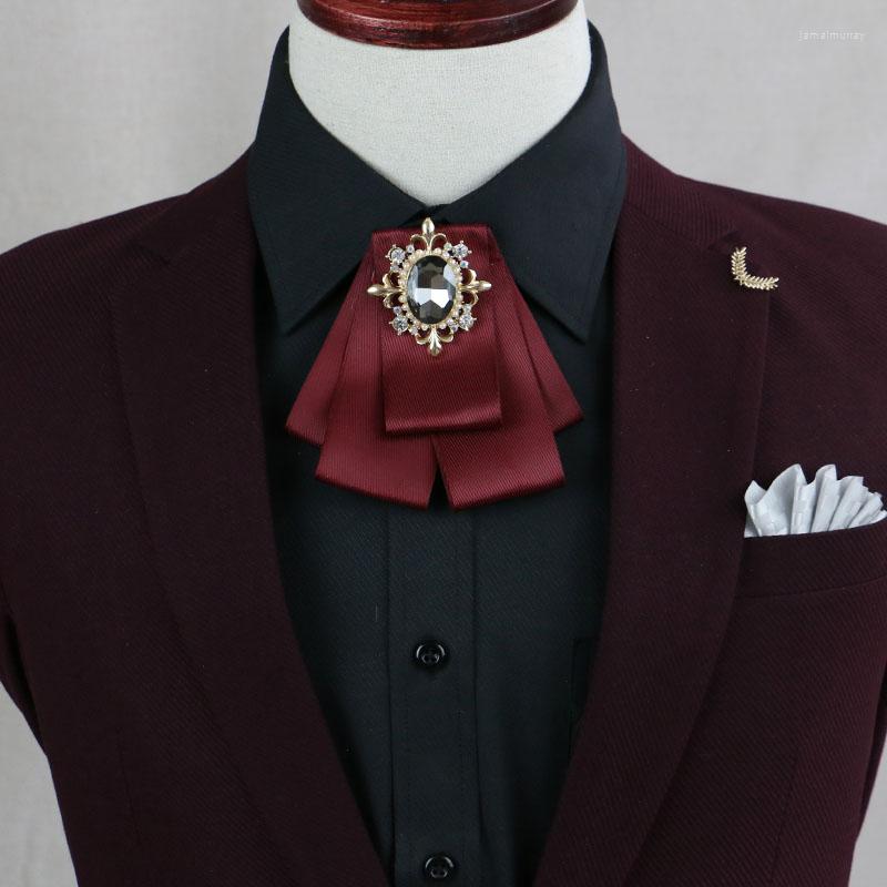 

Bow Ties Men's High Quality Diamond Tie Business Groom British Accessories