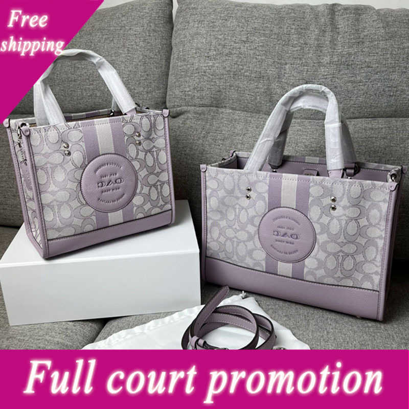 

Luxury Designer Bags Bag Lady Olai New Style Taro Purple Hand Women's Jacquard Woven Old Flower Dempsey Tote Shopping ladies evening clutches, Vertical plate 22x20x11