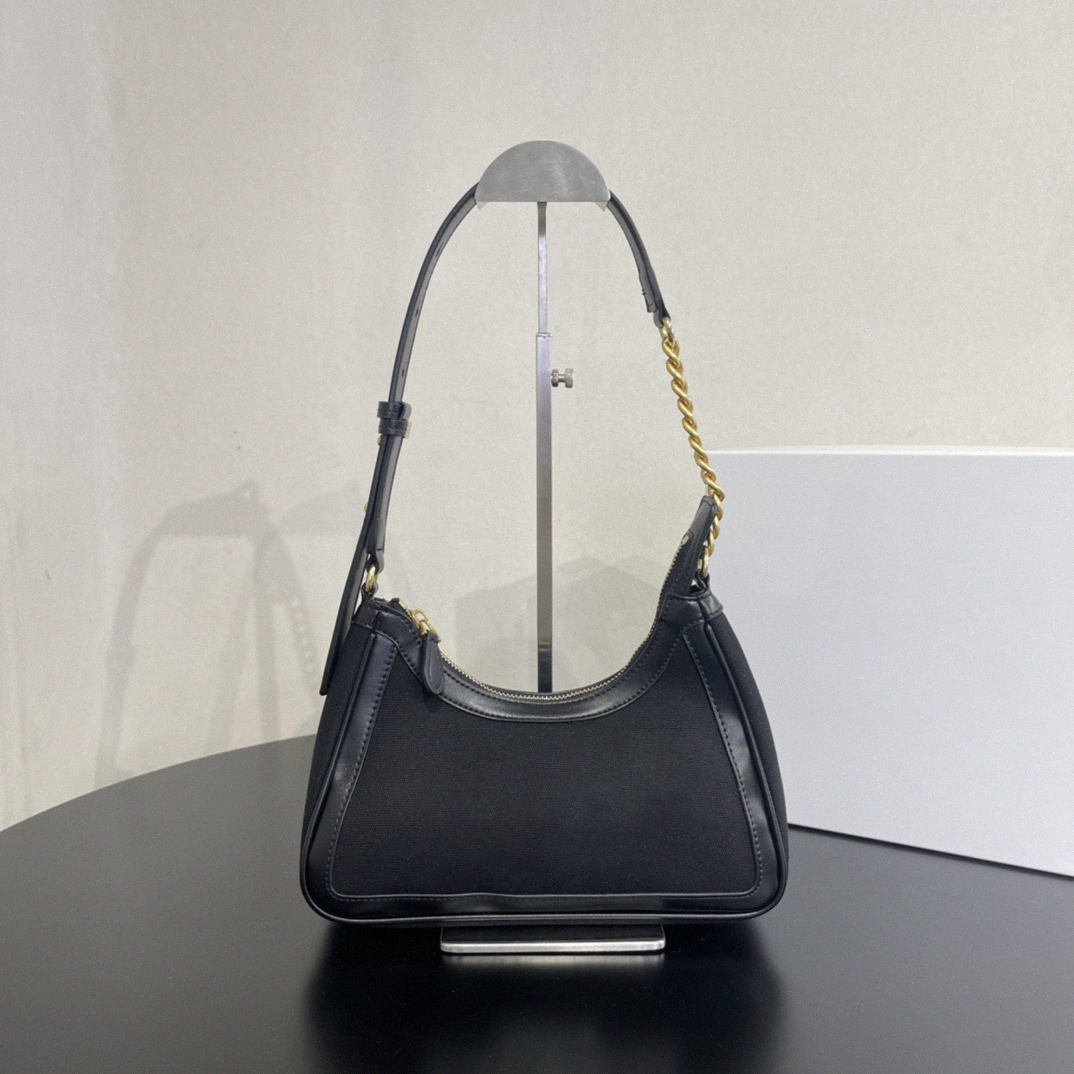 

2023 B Army 23 canvas shoulder bags with leather inserts Ba Erman panels black brown pink womens handbags N9SK#