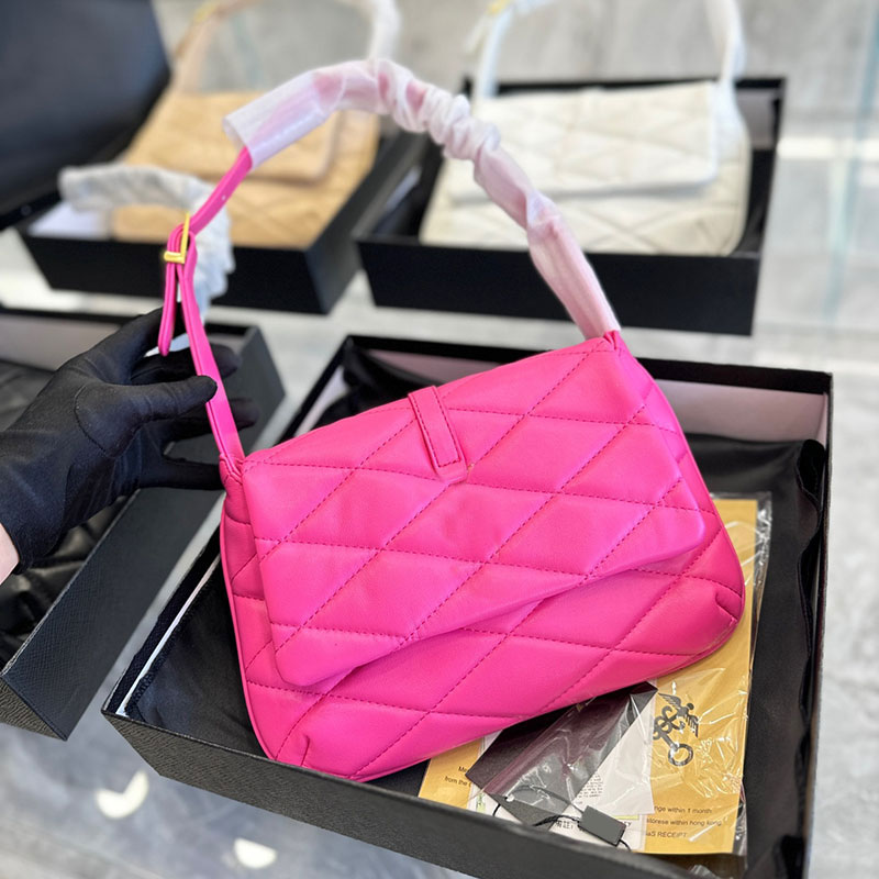 

Hobo Underarm Shoulder Cross body Bags Shopping Genuine leather Women Handbags Crescent Vintage Bag Waterproof Handbag purse Adjustable straps, Pink