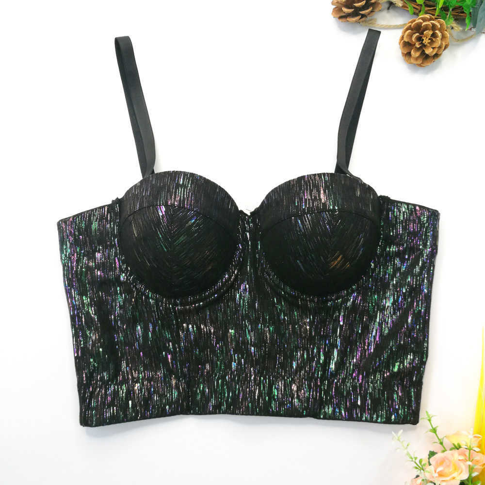 

Cashmere leather color goldfish bone blouse shiny fabric bungee bra underwear free camouflage suspender women's wrapped chest, Red