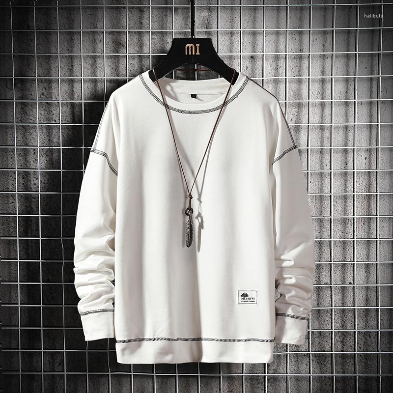 

Men's Hoodies 2022 Solid Color Black White Sweatshirt Punk Spring Autumn Hoody Casual Streetwear Clothes, W17102 e