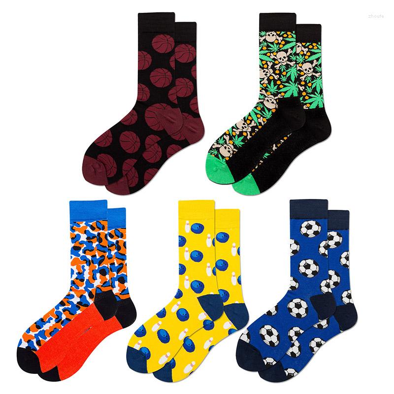 

Women Socks Happy Women's Sport Soccer Basketball Skull Math Dollars SunFlower Painting Personality Harajuku Funny Female Male, Af14-40
