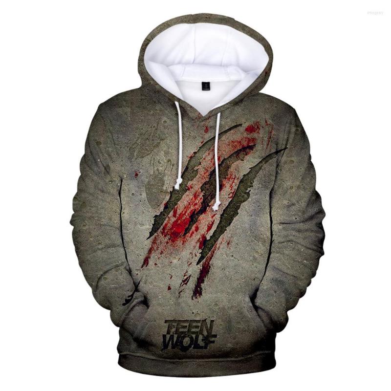 

Men' Hoodies Teen Wolf 3D Men/Women Sweatshirts Fashion Sudaderas Casual Pullover Hooded Print Mens