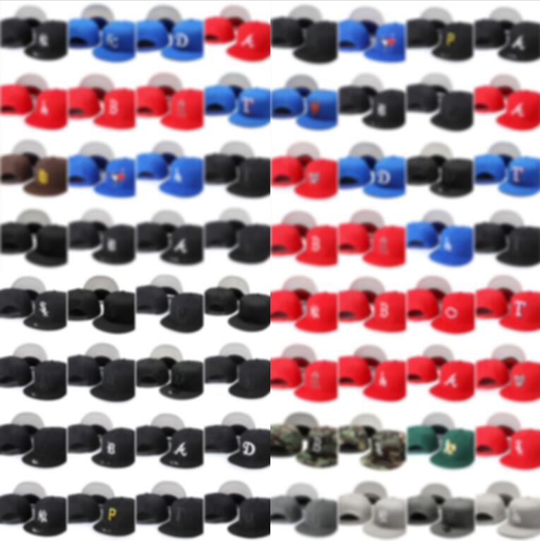 

65 Colors Sport Baseball Snapback Hats Team Royal Blue Hip Hop Caps with Grey Color Under Brim Red W T Men's Light Gray Flat Sports Fashion Adjustable Bone DH-010