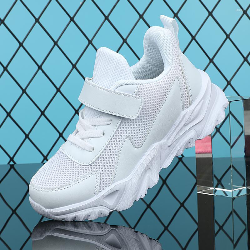 

Athletic Shoes Autumn Mesh Children Sneakers Breathable Flying Woven Boys White Girls Kids School Tennis Sports Trainers Toddler Soft