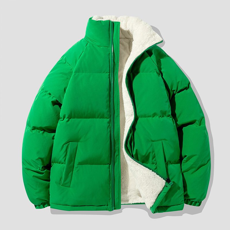 

Men's Vests Autumn and Winter Thicked Large size Various Warm Cotton Clothing Couple Lamb Velvers Casual Loose Green Jacket 221207, Beige