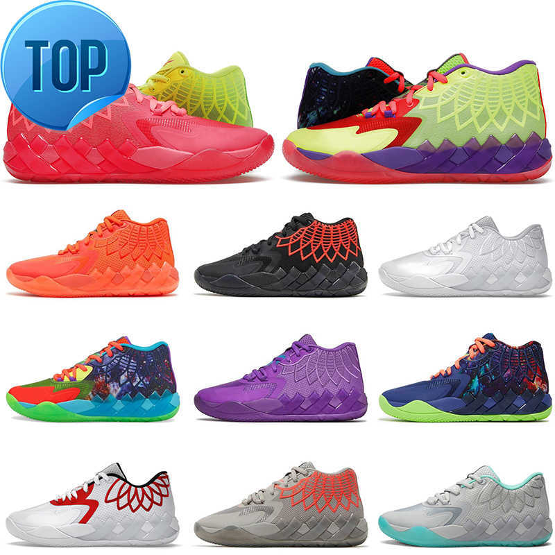 

Athletic TOP Shoes Pumps LaMelo Ball 1 MB.01 Men Basketball Shoes Black Blast Buzz City LO UFO Not From Here Queen City Rick and Morty Rock, Rock ridge red blast 40-46