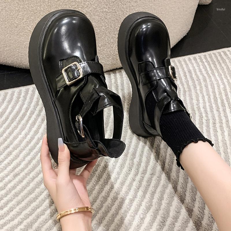 

Dress Shoes 2022 Brand Lolita Mary Janes Women Autumn Sandals Fashion Flats Platform Oxford Casual Ladies Cozy Zapatos, Black