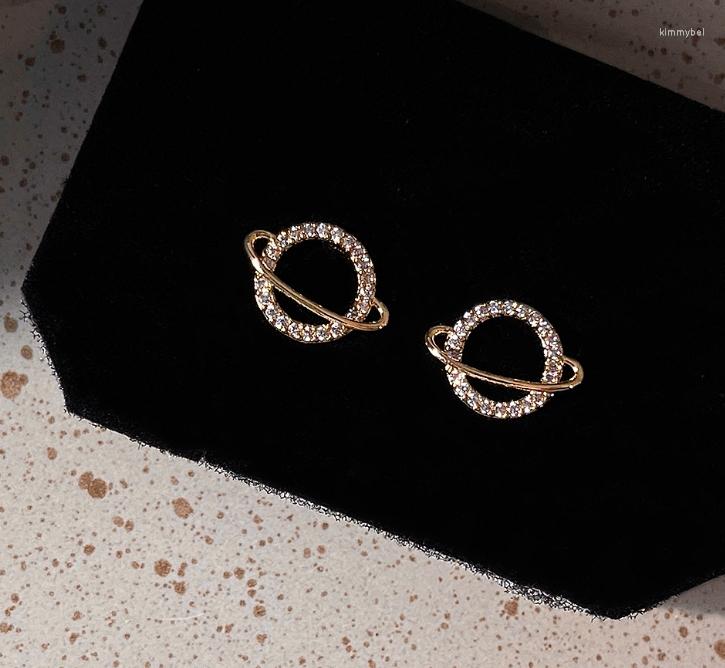 

Hoop Earrings Valentines Day Studs Lightweight For Women Gold Star Rhinestone Girls