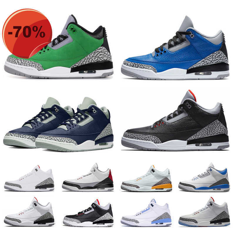 

High shoes Basketball Shoes Sneaker Trainer Fire Red Varsity Royal Midnight Navy White Black Cement With Box 3S Men Tinker Oregon Ducks, 9 unc 2020